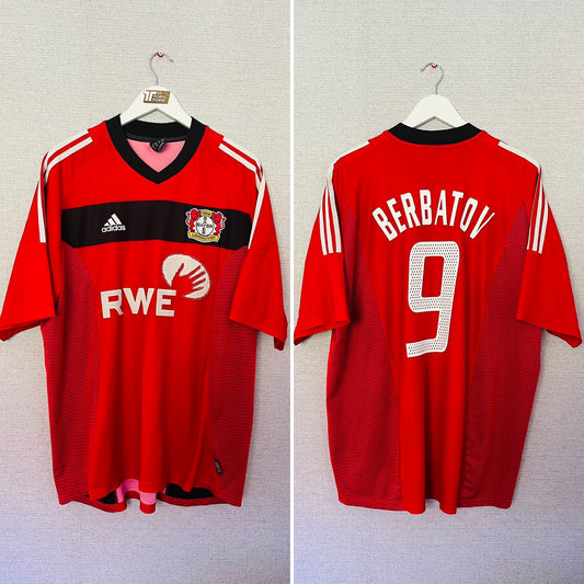 Bayer Leverkusen home football shirt 2002/04 XXL Berbatov