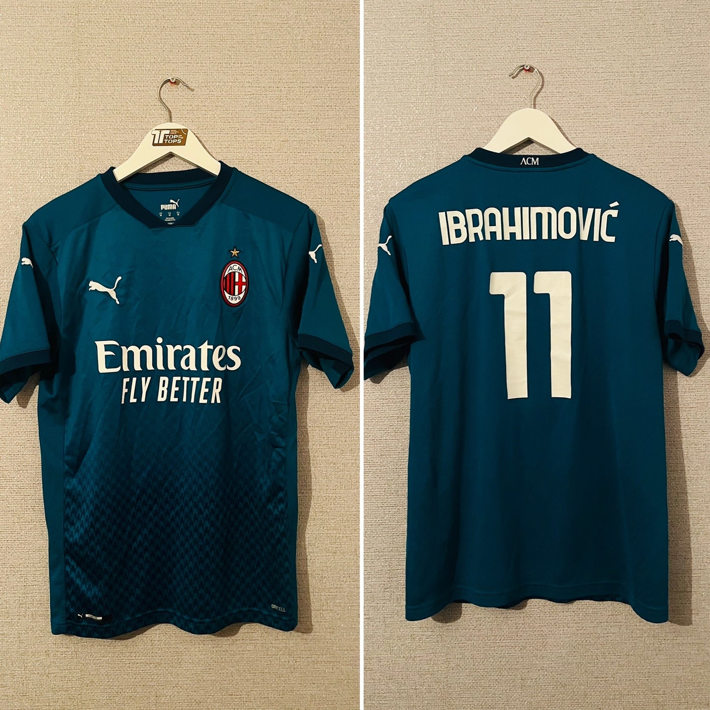 AC Milan third football shirt 2020/21 Zlatan Medium