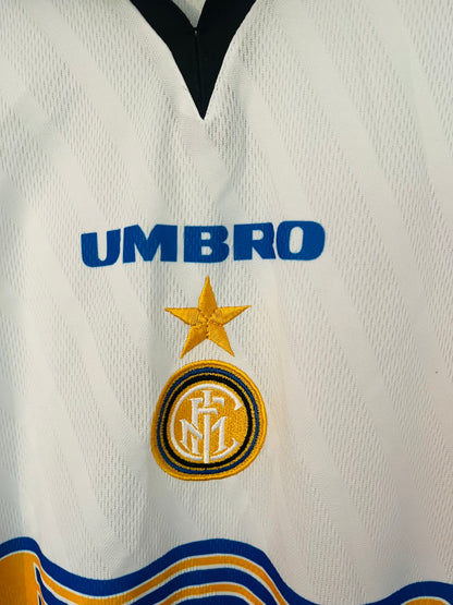 Inter Milan away football shirt 1996/97 Zanetti XL
