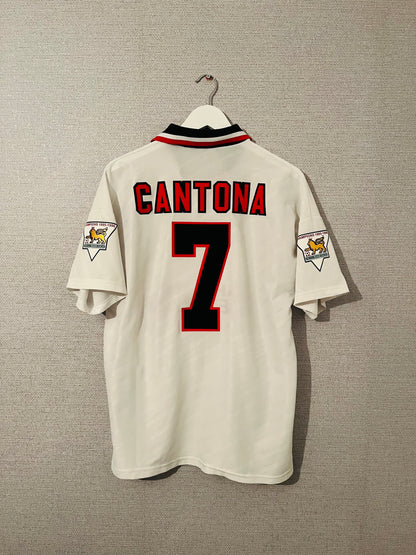 Manchester United away football shirt 1996/97 Cantona Large