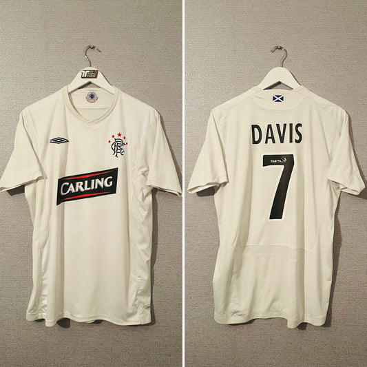 Glasgow Rangers third football shirt 2009/10 Davis Medium
