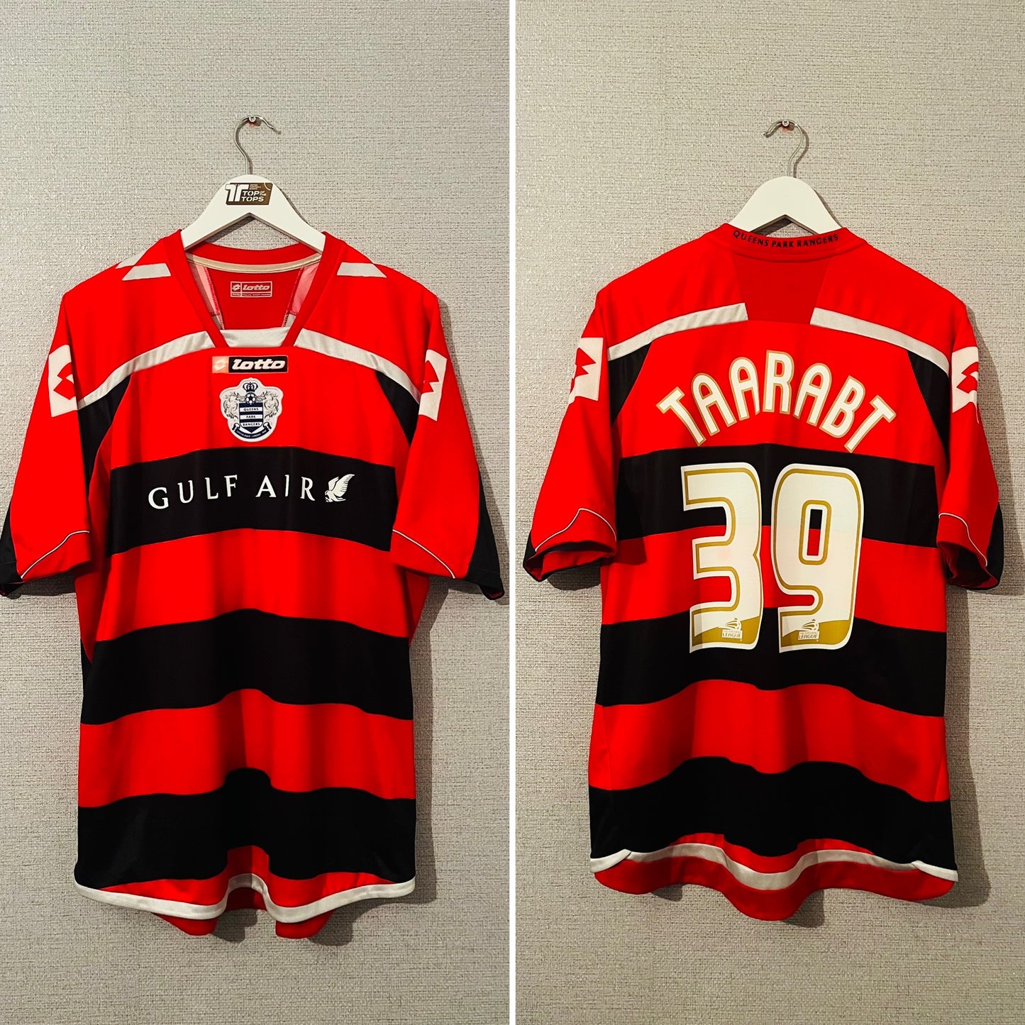 QPR Queens Park Rangers away football shirt 2009/10 Taarabt XL