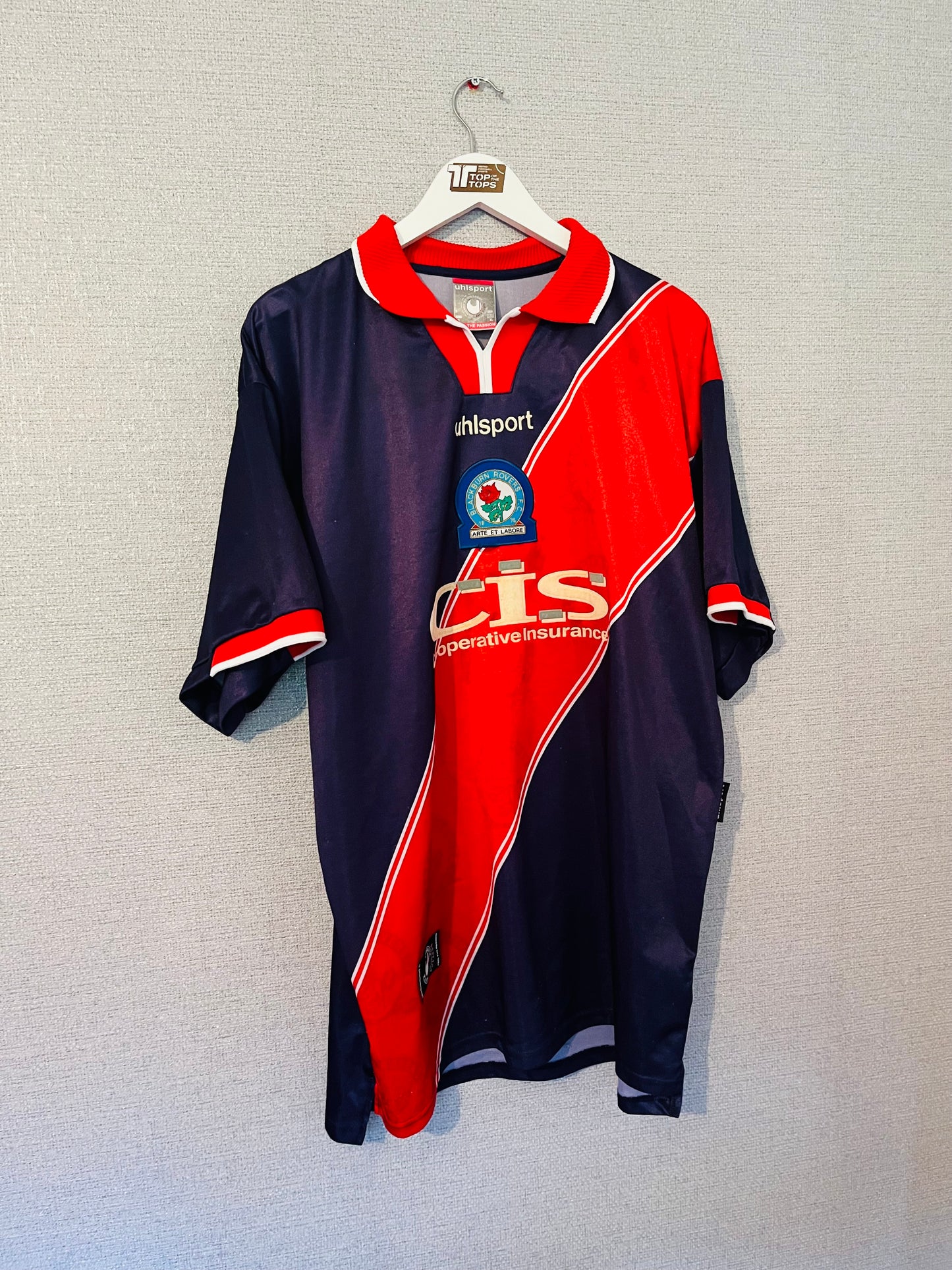 Blackburn Rovers third football shirt 1999/2000 Ostenstad XL