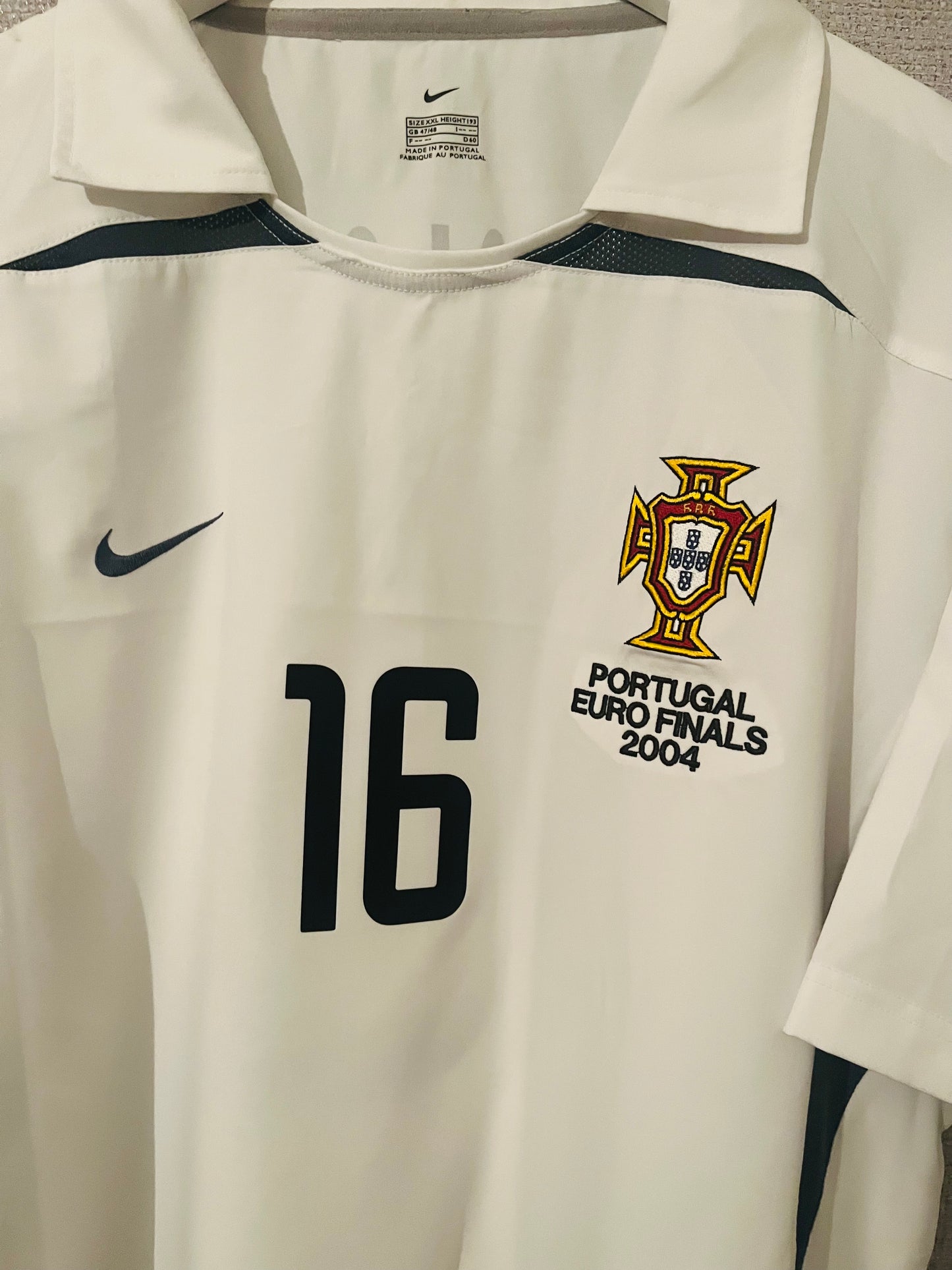 Portugal away football shirt 2002/04 Ronaldo XXL