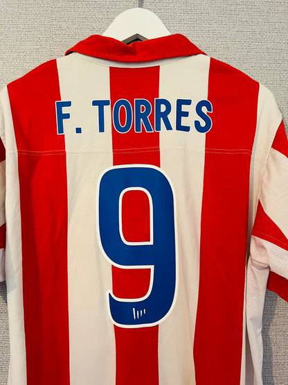 Atletico Madrid home centenary football shirt 2003/04 Torres Large