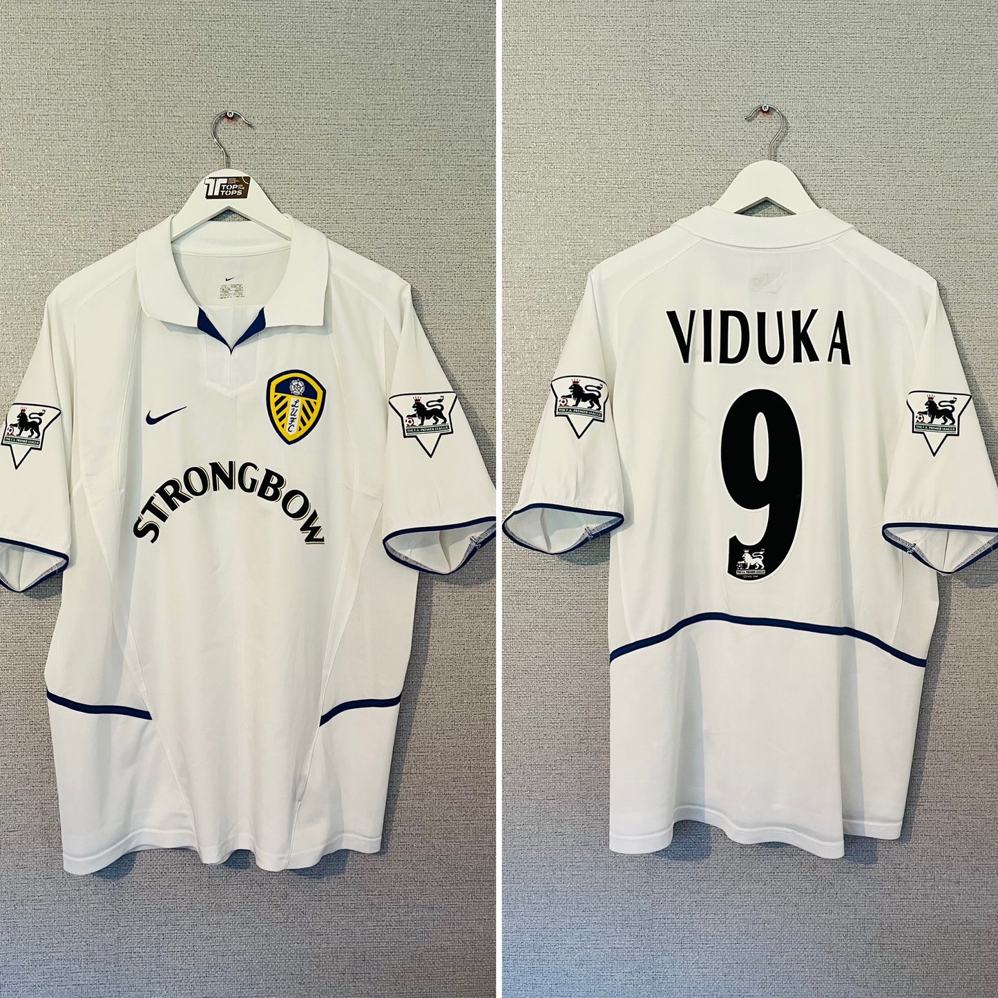Leeds United home football shirt
2002/03 Viduka Large
