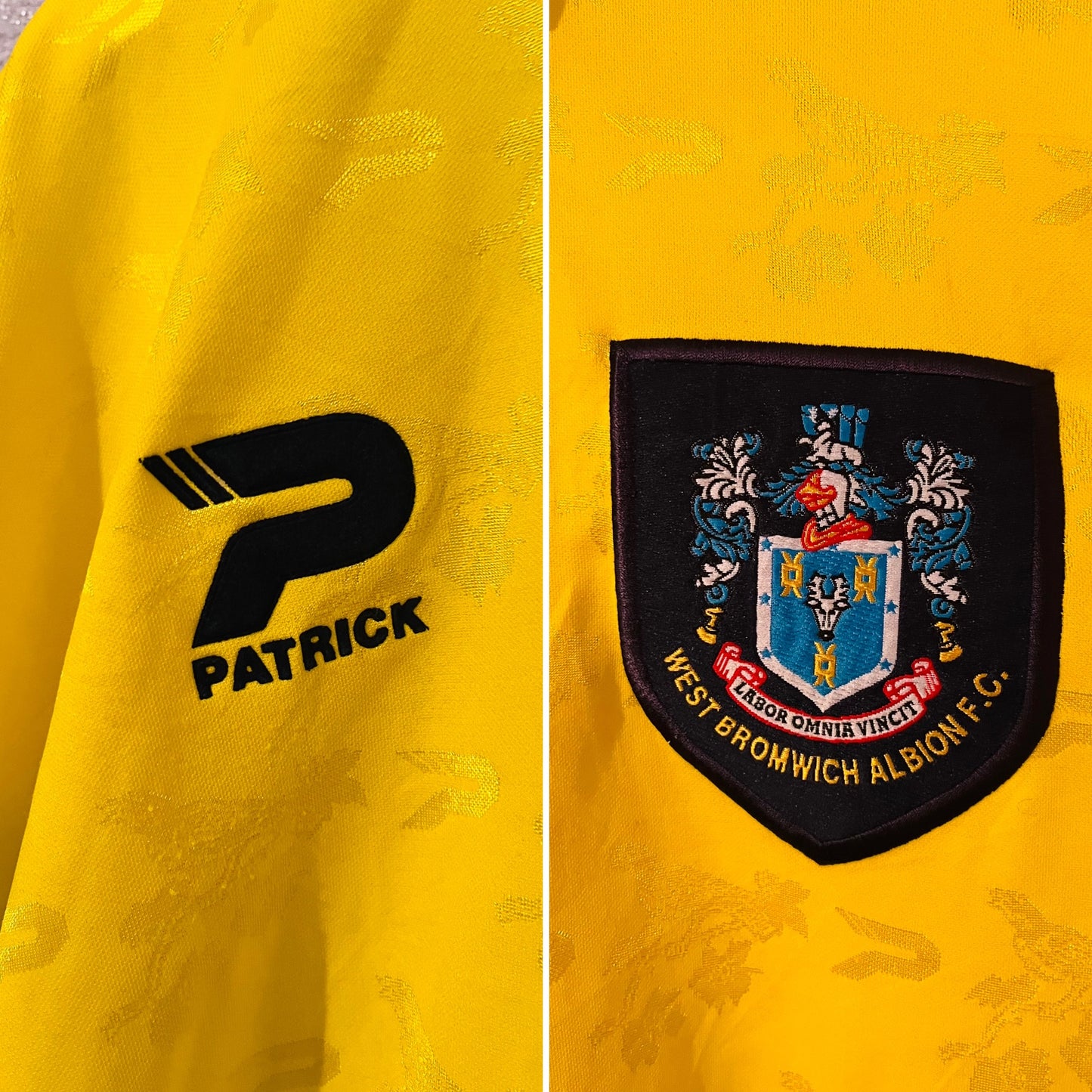 West Bromwich Albion WBA away football shirt 1995/97 XL