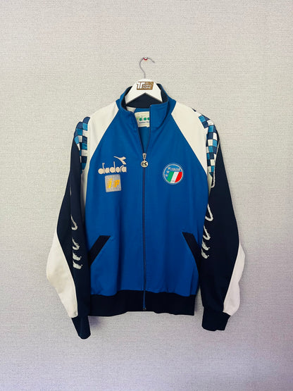 Italy training football jacket W/C 1990 Large