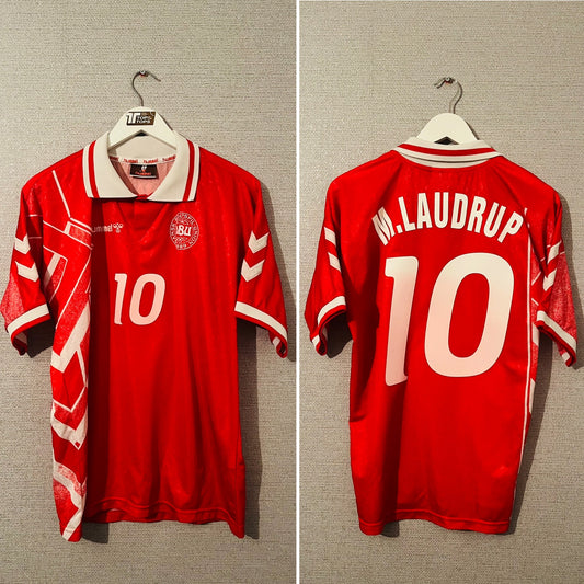 Denmark home football shirt 1995/96 Michael Laudrup Medium