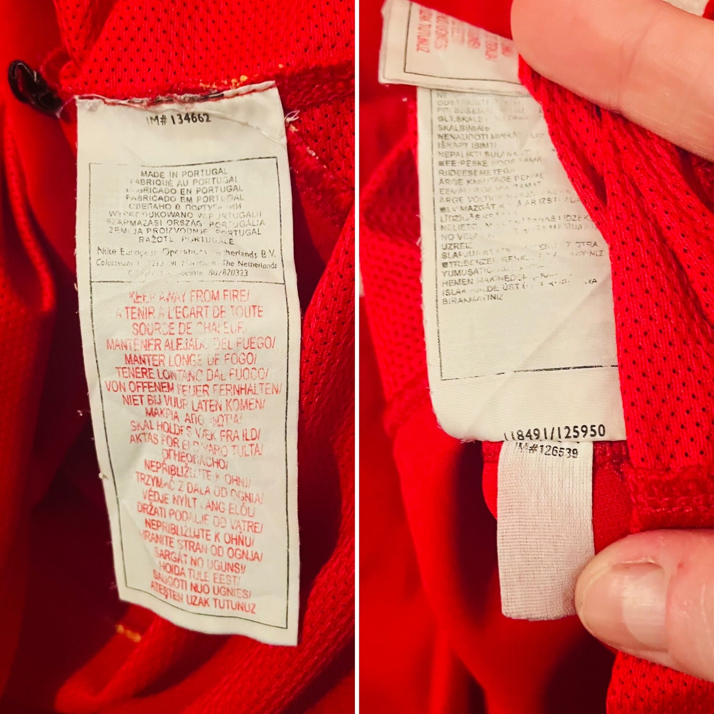 Arsenal home football shirt 2004/05 Vieira Large