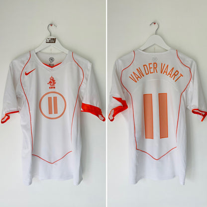 Holland Netherlands away football shirt 2004/06 Van Der Vaart Medium