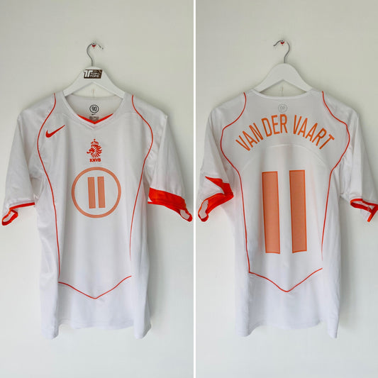 Holland Netherlands away football shirt 2004/06 Van Der Vaart Medium