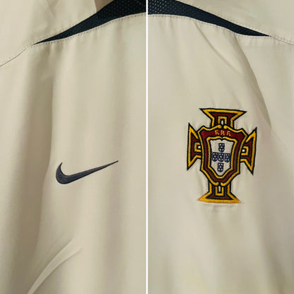 Portugal away football shirt 2002/04 Figo XL