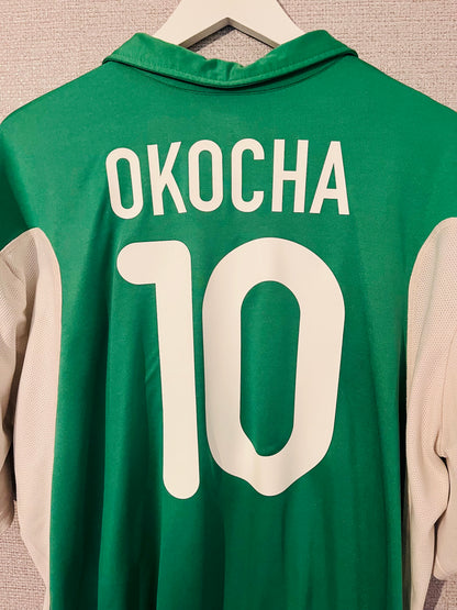 Nigeria home football shirt 2000/02 Okocha XL