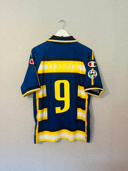 Parma home football shirt 2005/06 Corradi Large