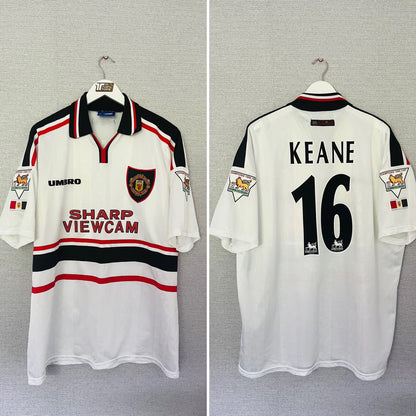 Manchester United away football shirt 1997/98 Keane XXL
