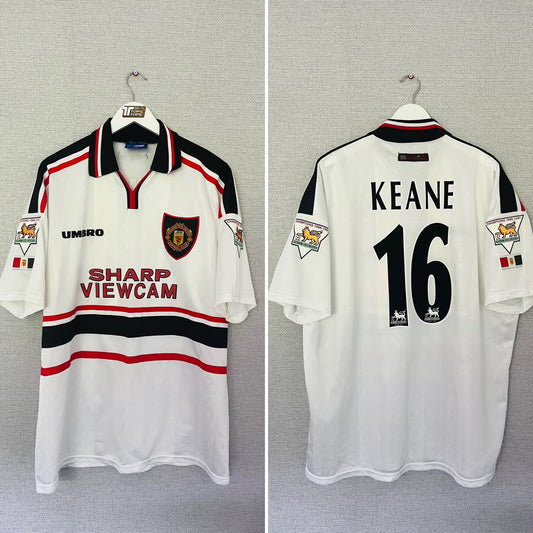 Manchester United away football shirt 1997/98 Keane XXL