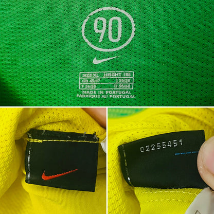 Brazil home football shirt 2004/06 Ronaldo XL