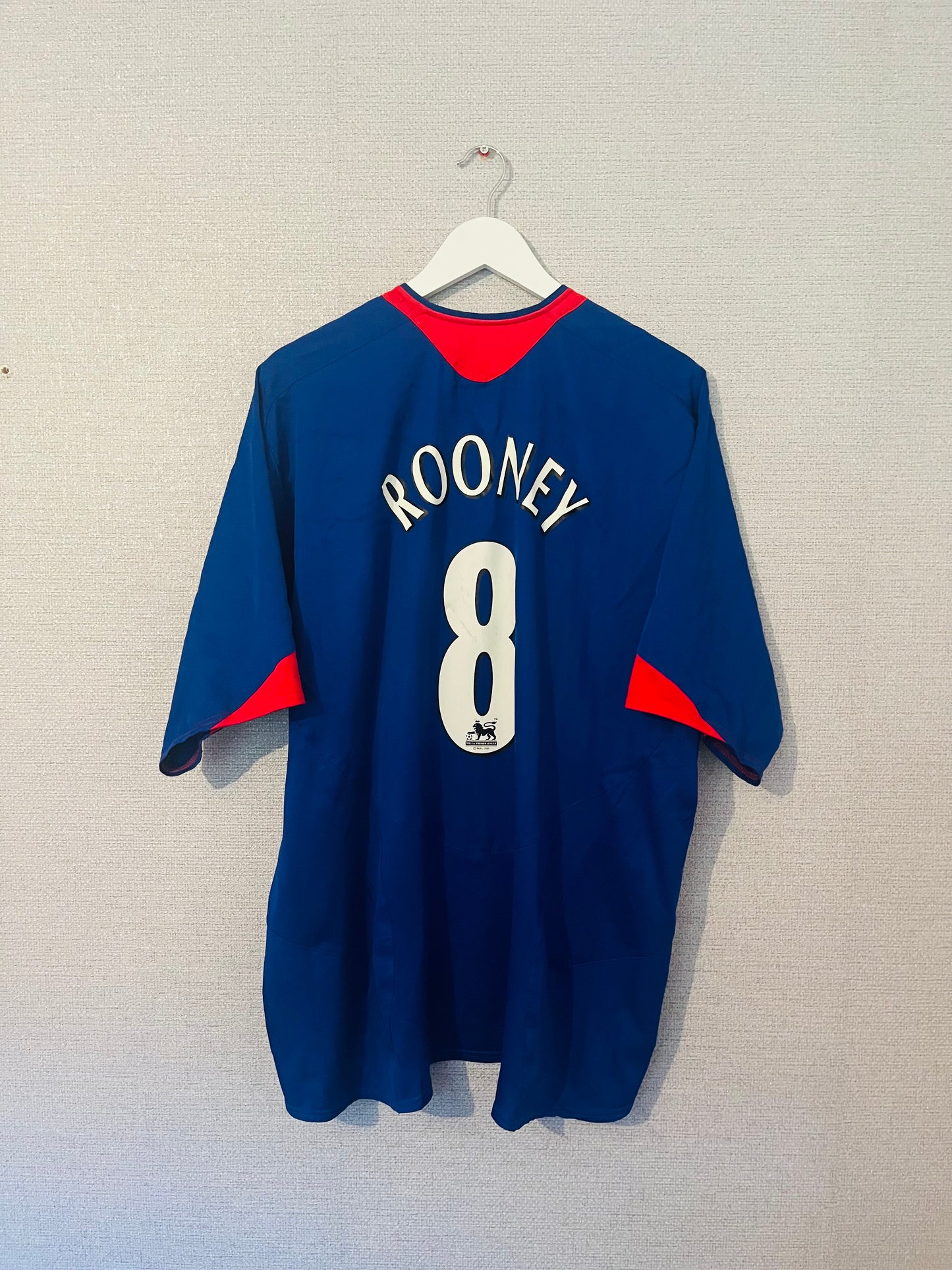 Manchester United away football shirt 2005/06 Rooney XXL