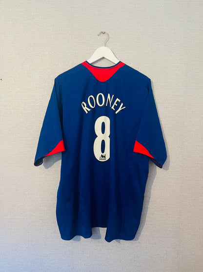 Manchester United away football shirt 2005/06 Rooney XXL