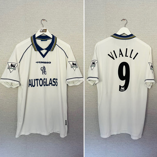 Chelsea away football shirt 1999/2000 Vialli XL