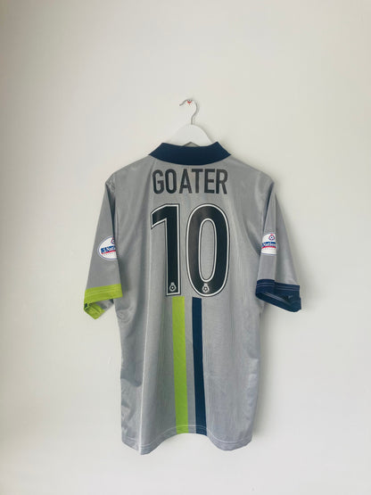 Manchester City away football shirt 2001/02 Goater Medium