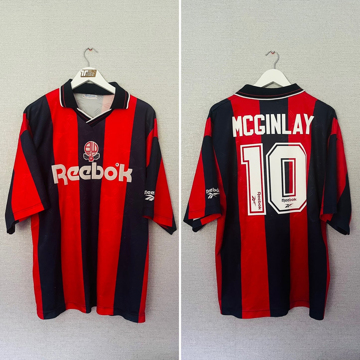 Bolton Wanderers away football shirt
1993/95 McGinlay XL