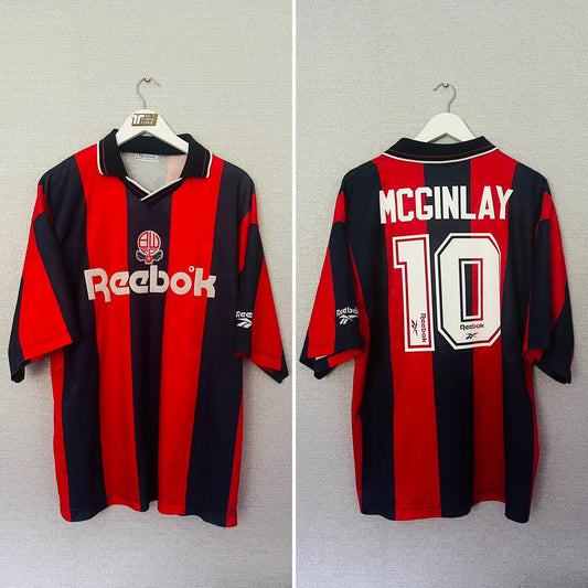 Bolton Wanderers away football shirt
1993/95 McGinlay XL