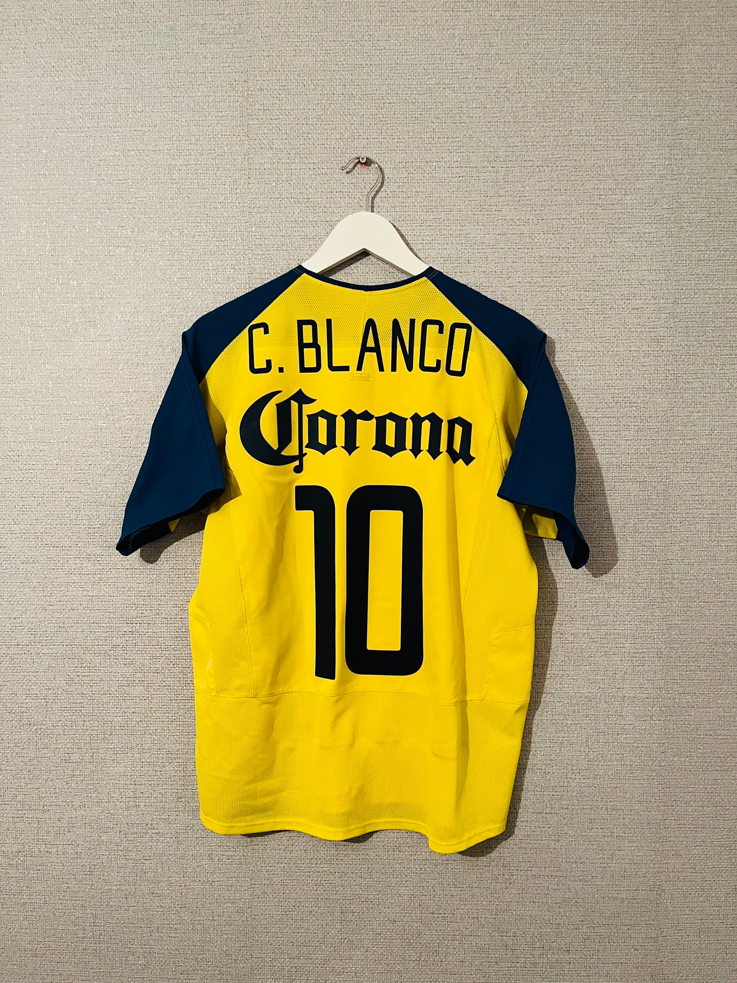 Club America home football shirt 2003/04 Blanco Medium