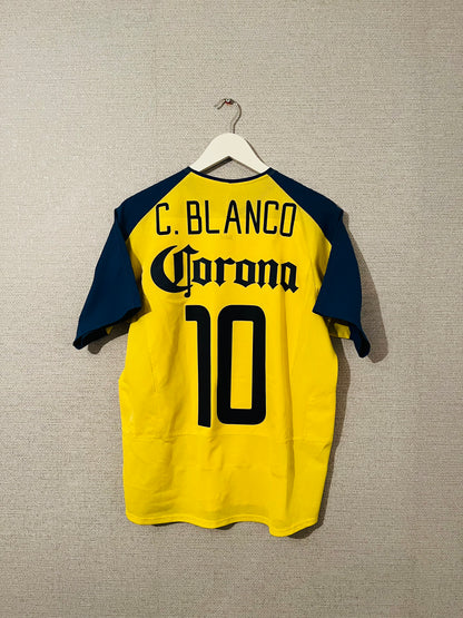 Club America home football shirt 2003/04 Blanco Medium