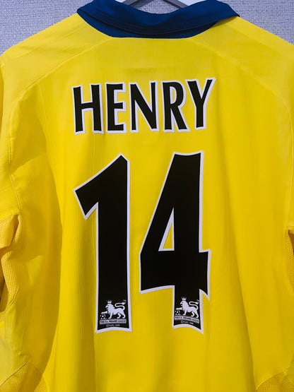 Arsenal away football shirt 2003/04 Henry Large
