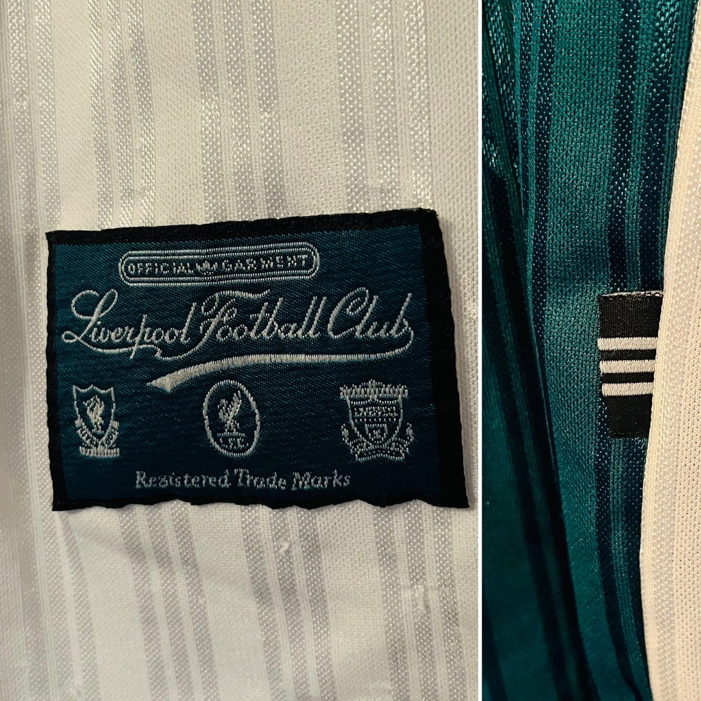 Liverpool away football shirt
1995/96 Fowler Large