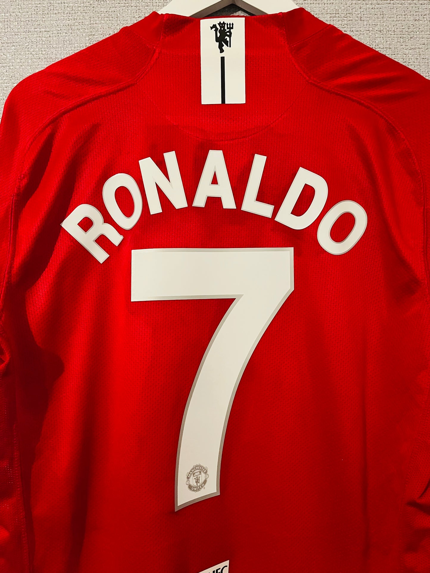 Manchester United home football shirt 2008/09 CR7 Large