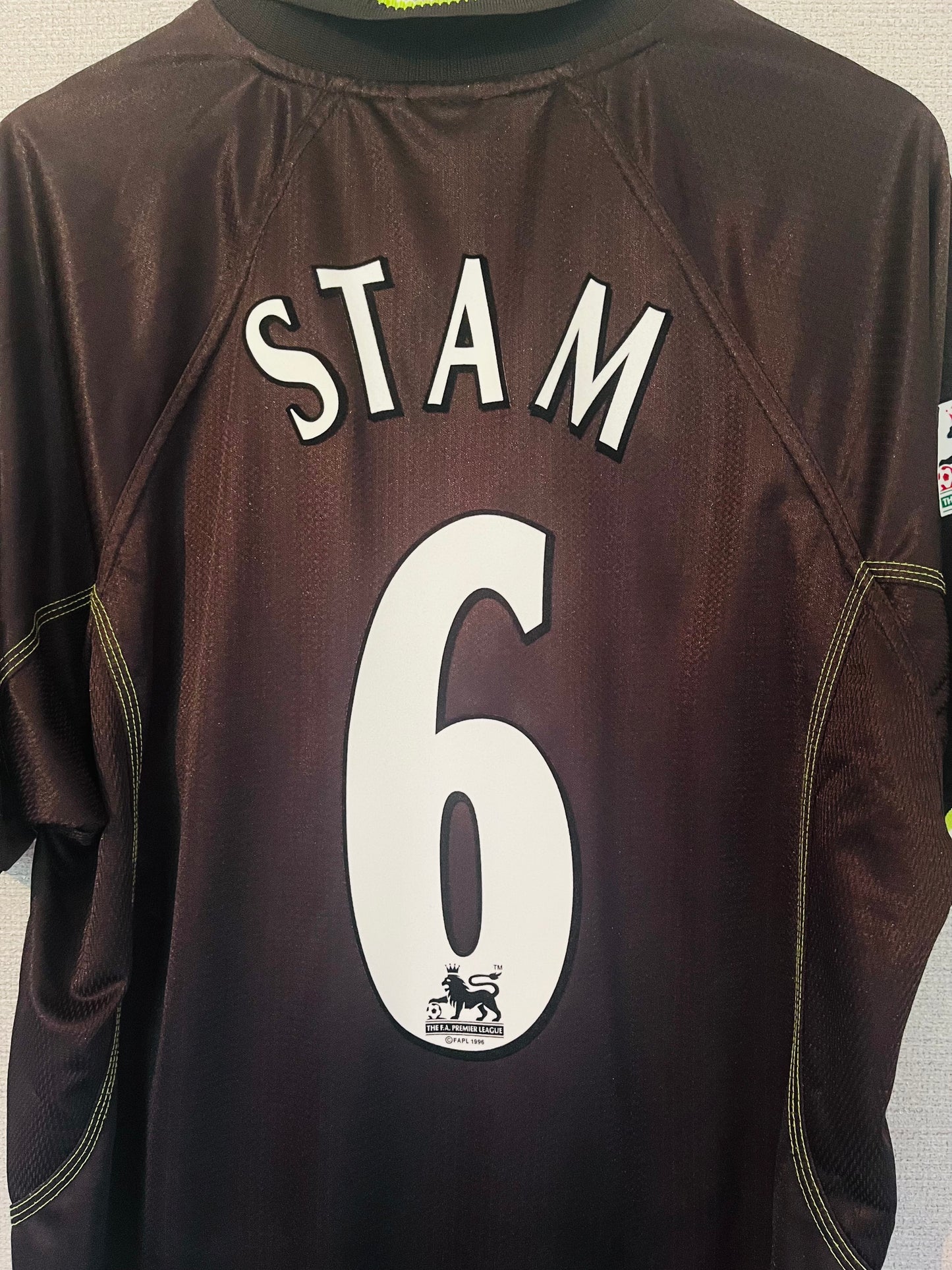 Manchester United third football shirt 1998/99 Stam XL