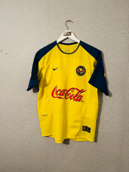 Club America home football shirt 2003/04 Blanco Medium
