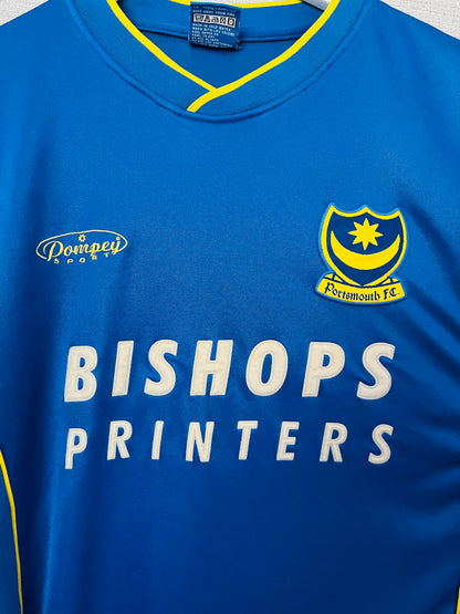 Portsmouth home football shirt 2000/02 XL