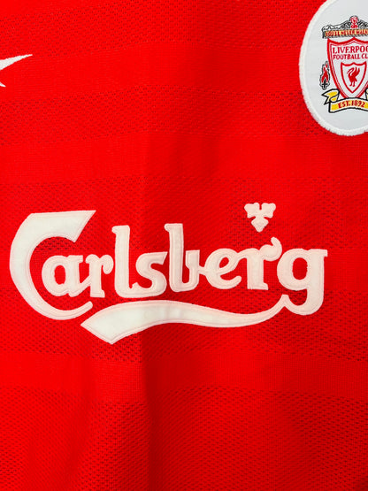 Liverpool home football shirt 1998/2000 Gerrard Large
