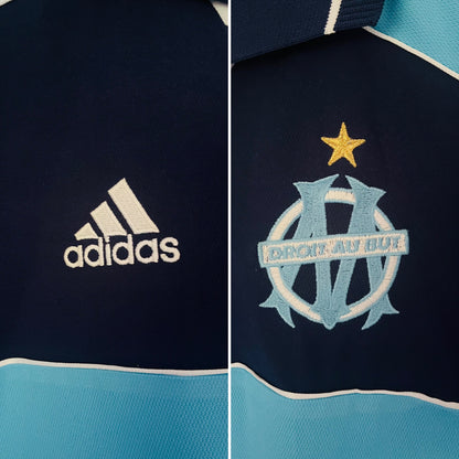 Marseille away football shirt 2000/01 Weah Large