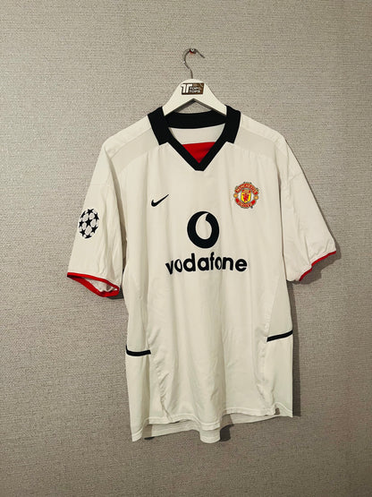 Manchester United away football shirt 2002/03 Van Nistelrooy Large
