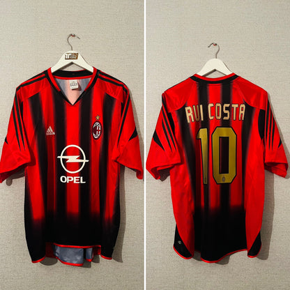 AC Milan home football shirt 2004/05 Rui Costa Large