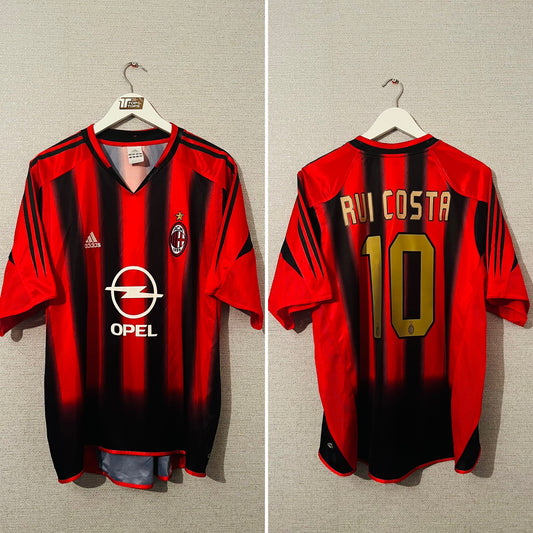 AC Milan home football shirt 2004/05 Rui Costa Large
