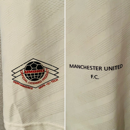 Manchester United away football shirt 1996/96 Keane XL