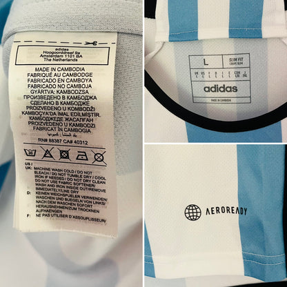 Argentina home football shirt W/C 2022 Alvarez Large