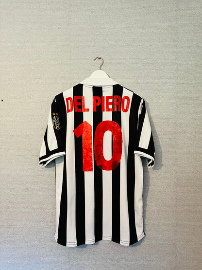 Juventus home football shirt 1998/99 Del Piero Medium