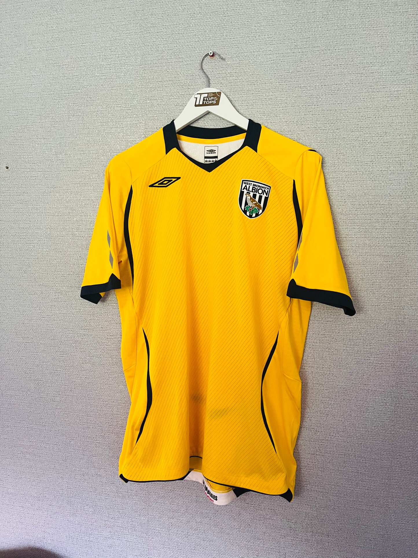West Bromwich Albion away football shirt 2008/09 Large