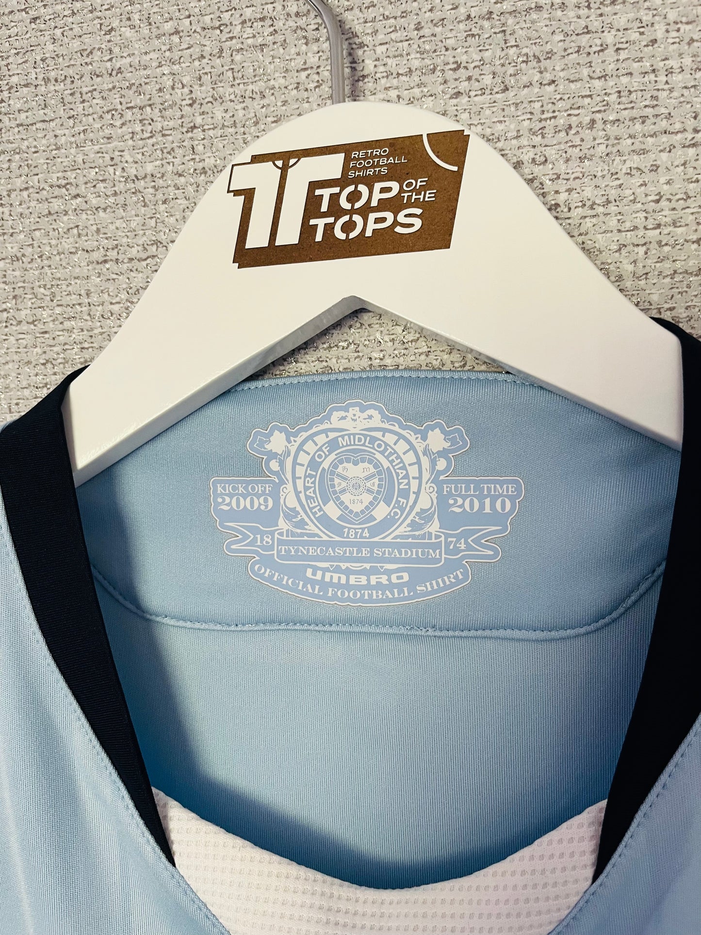 Heart of Midlothian Hearts away football shirt 2009/10 Medium