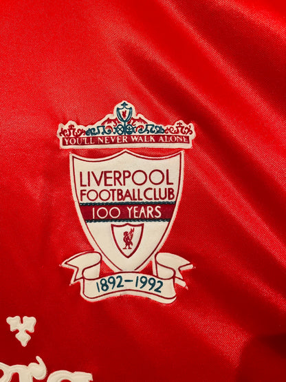 Liverpool home football shirt 1992/93 Centenary Large