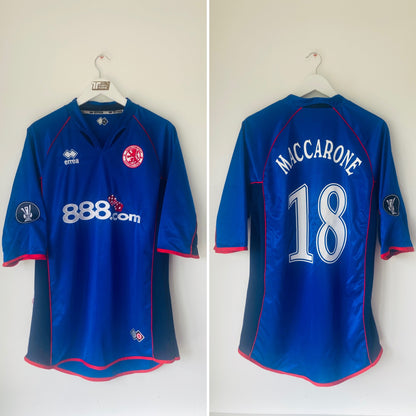 Middlesbrough away football shirt 2005/06 Maccarone XXL
