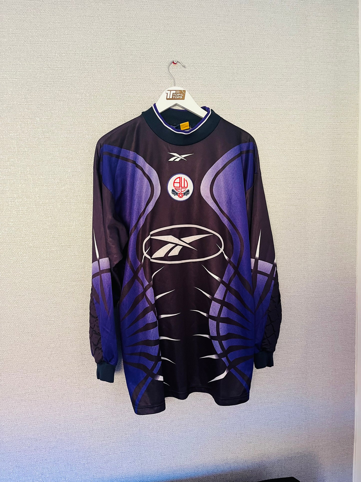 Bolton Wanderers goalkeeper football shirt 1998/99 Large