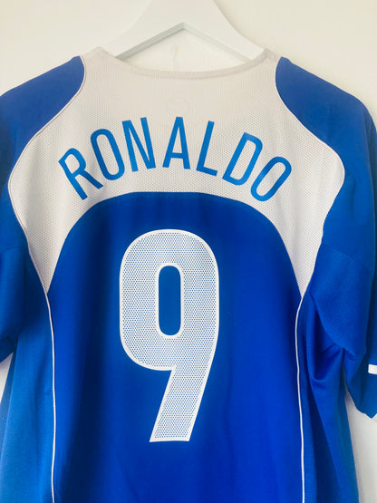 Brazil away football shirt 2004/05 Ronaldo Large